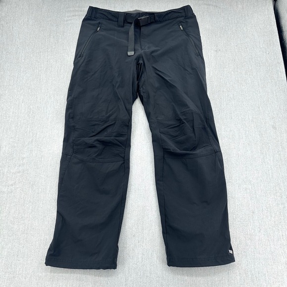 Columbia Other - Columbia Omni-Wick Hiking Pants Mens L 32 Black Titanium Technical Cargo Belted